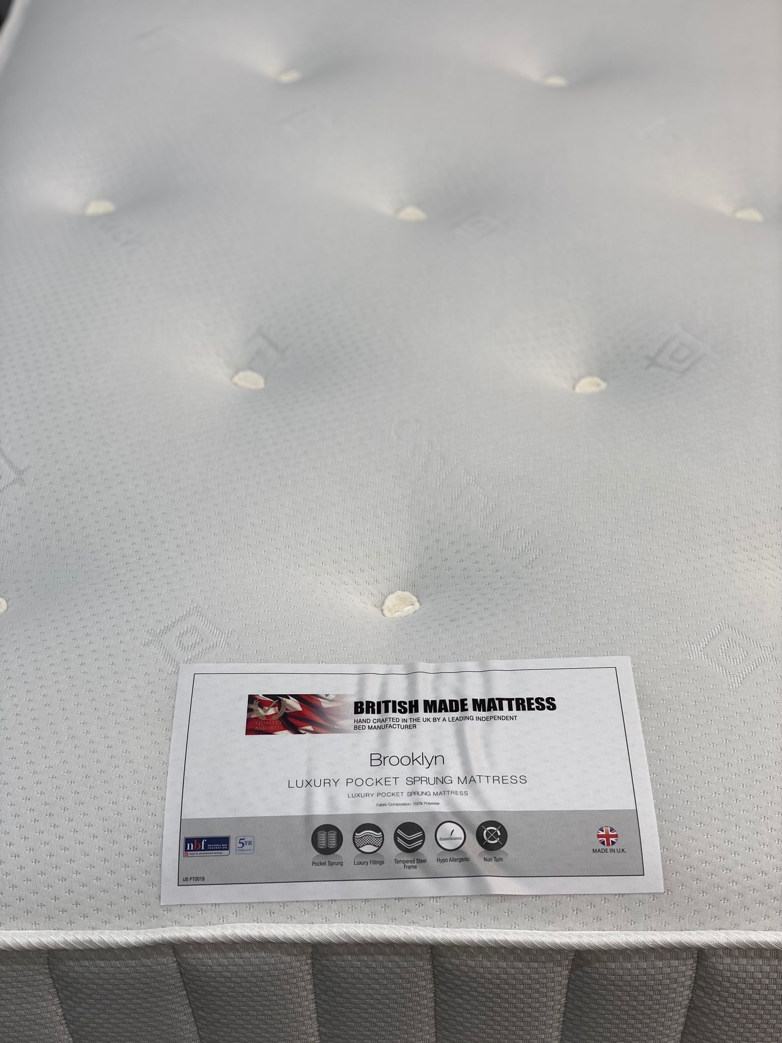 Brooklyn 1000 Pocket Mattress Simply Bed Shop